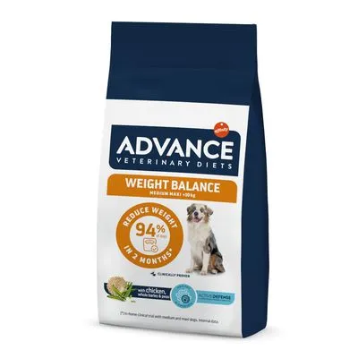 Advance Veterinary Diets Weight Balance Medium/Maxi Hondenvoer
