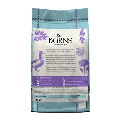 Burns Adult & Senior Sensitive Anatra & Riso integrale - 12 kg Burns Adult & Senior Sensitive Anatra & Riso integrale - 12 kg