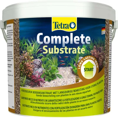 Tetra Complete Substrate, substrato ricco di nutrienti con fornitura prolungata di ferro per piante forti. Made in Germany. Tetra Complete Substrate, substrato ricco di nutrienti con fornitura prolungata di ferro per piante forti. Made in Germany.