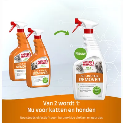 Nature's Miracle Vlekken- en geurverwijderaar voor katten en honden
