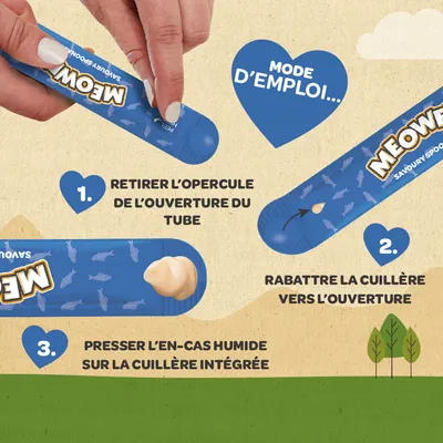 Meowee ! Spoonables Savoury 8 x 14 g