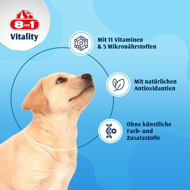 8in1 Vitality multivitaminske tablete pasji mladiči