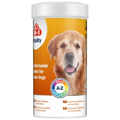 8in1 Vitality Multivitamin-tabletter Senior