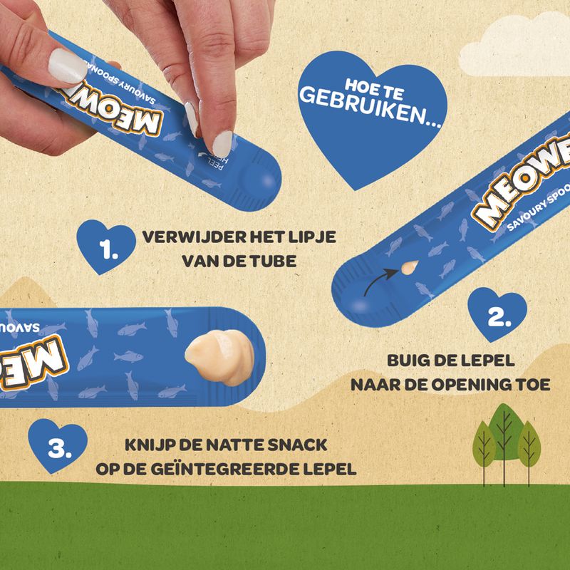 Meowee! Savoury Spoonables 4 x 14 g