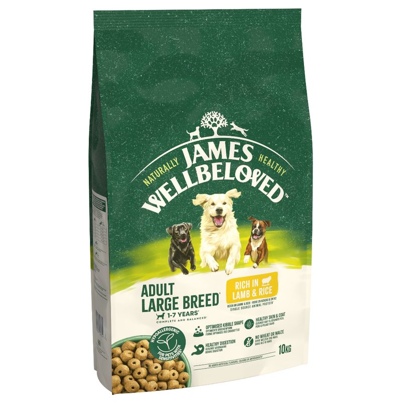 James Wellbeloved Adult Large Breed Hypoallergenic Lamb & Rice