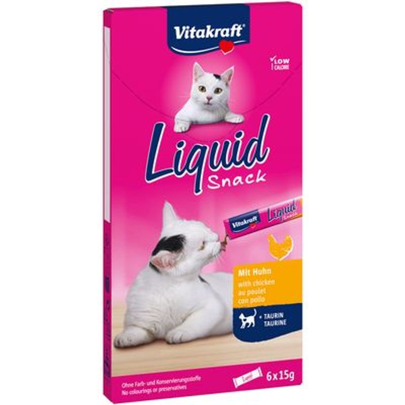 Vitakraft Cat Liquid-Snack met Kip + Taurine