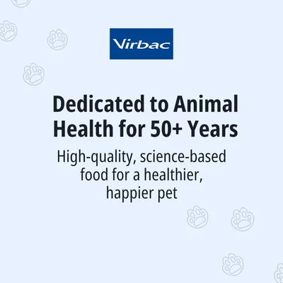 Virbac. Da oltre 50 anni impegnata per la salute degli animali. Alimento di alta qualità, basato su principi scientifici, per un animale domestico più sano e felice. Virbac. Da oltre 50 anni impegnata per la salute degli animali. Alimento di alta qualità, basato su principi scientifici, per un animale domestico più sano e felice.