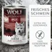 Wolf of Wilderness Junior - mit frischem rotem Fleisch 6 x 400 g