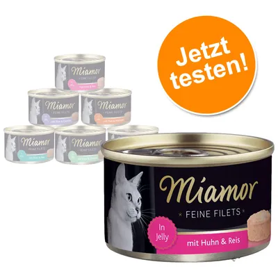 Lot mixte Miamor Feine Filets 6 x 100 g