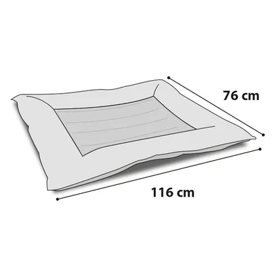Flamingo Kühlbett Fresk Drop, grau - Grösse XL: L 116 x B 76 cm Flamingo Kühlbett Fresk Drop, grau - Grösse XL: L 116 x B 76 cm