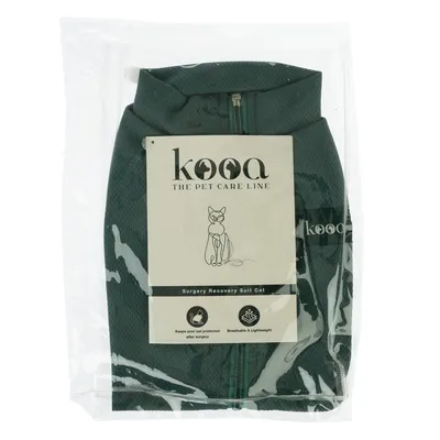 kooa The Pet Care Line. Surgery Recovery Suit Cat. Schützt Ihre Katze nach der Operation, atmungsaktiv und leicht.