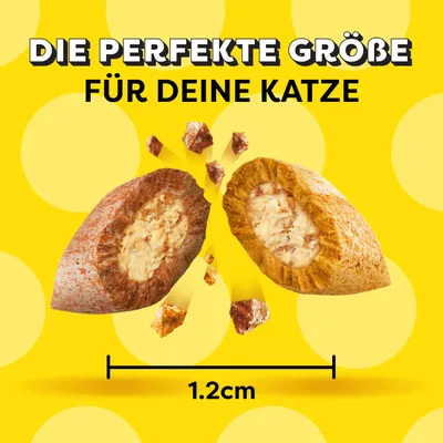 Dreamies Katzensnacks Mix Pack, Käse & Rind