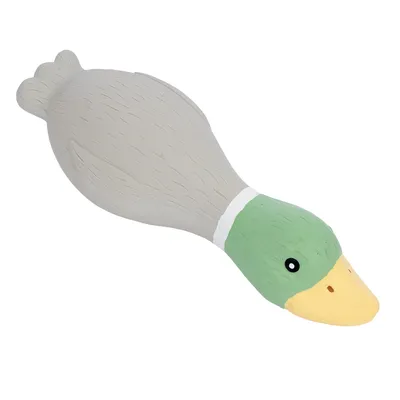 TIAKI pato selvagem em látex brinquedo para cães