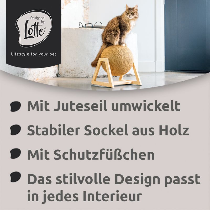 Designed by Lotte Kratzball mit Fuss Xem