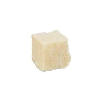 Um cubo individual de material seco, bege claro. Imagem do produto sem outras informações visíveis.