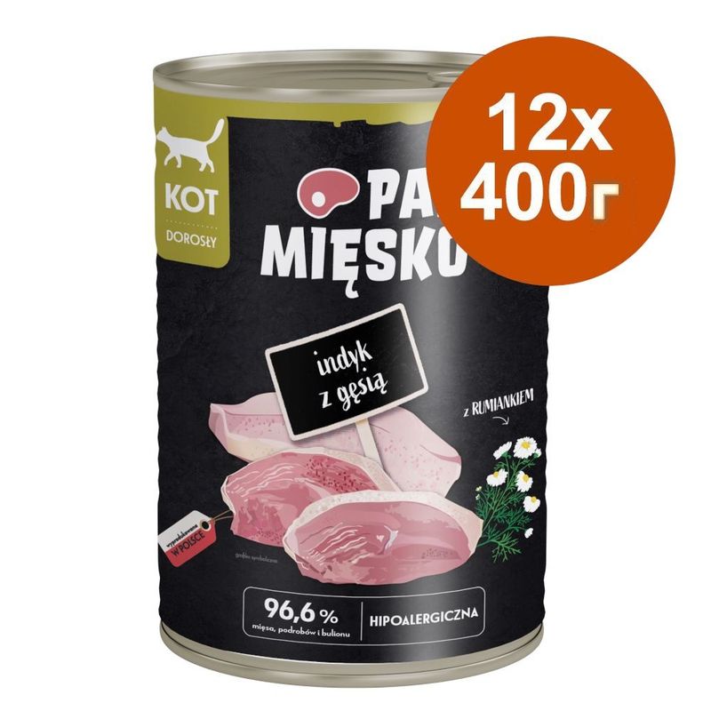 Pan Mięsko Cat 12 x 400 г
