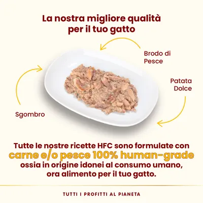 Almo Nature HFC Complete 6 x 70 g Alimento umido per gatto