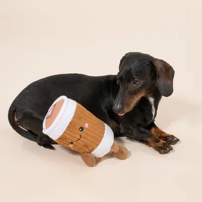 TIAKI Jouet pour chiens Happy Frappuccino, marron