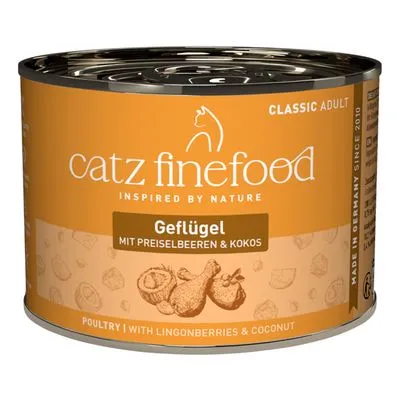 catz finefood Blik 6 x 200 g Kattenvoer catz finefood Blik 6 x 200 g Kattenvoer