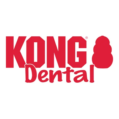 KONG Dental. Marke für Haustierprodukte mit Fokus auf Zahnpflege.