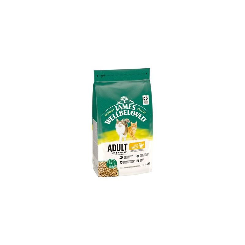 James Wellbeloved Adult Cat Hypoallergenic Kalkoen & Rijst Kattenvoer