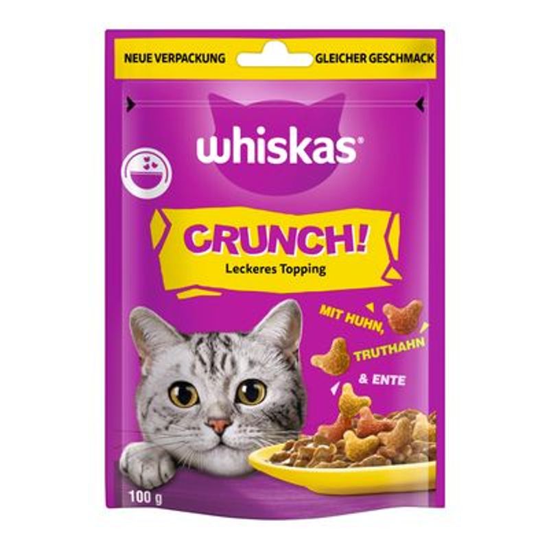 Whiskas Crunch - Kip, Kalkoen & Eend