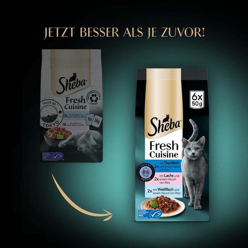 Sheba Fresh Cuisine Taste of Tokyo 6 x 50 g