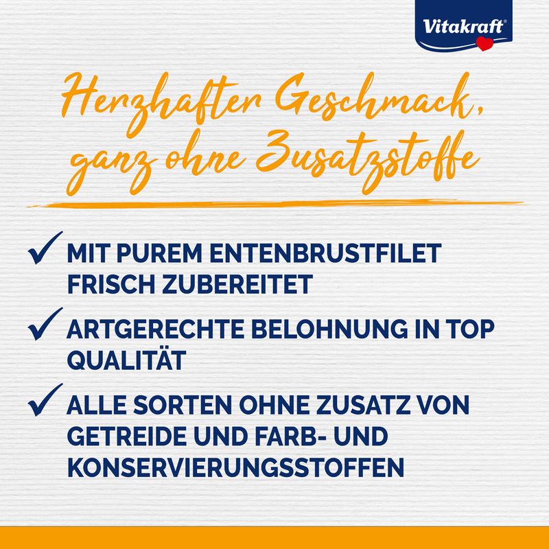 Vitakraft pure DUCK  XXL Entenstreifen