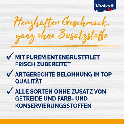 Vitakraft pure DUCK  XXL Entenstreifen