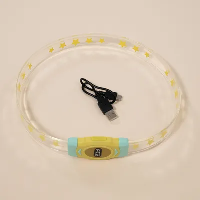 TIAKI LED-Halsband für langhaarige Hunde