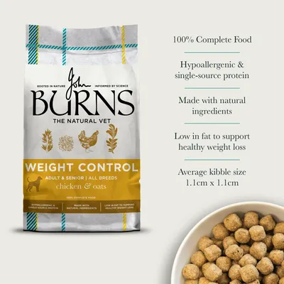 Burns Weight Control Adult/Senior Huhn & Hafer - 12 kg Burns Weight Control Adult/Senior Huhn & Hafer - 12 kg
