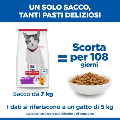 Hill's Science Plan Senior 11+ Pollo