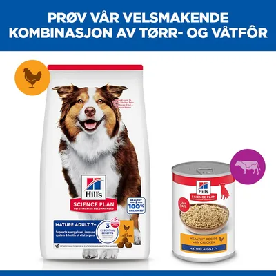 Hill's Science Plan Mature Adult 7+ Medium med kylling