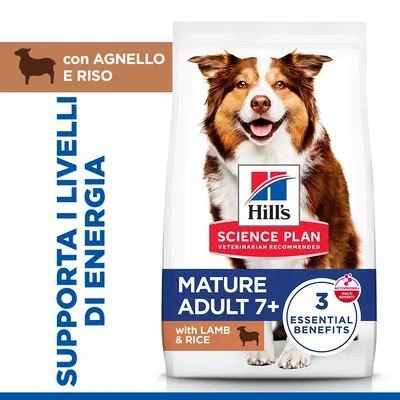 Hill's Science Plan Mature Adult 7+ Medium con Agnello e Riso