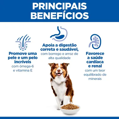 Hill's Science Plan Mature Adult 7+ Medium com cordeiro e arroz