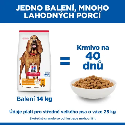 Hill's Science Plan Mature Adult 7+ Medium Light kuracie