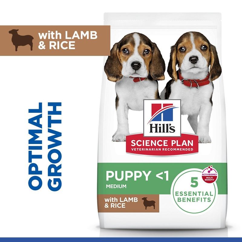 Hill's Science Plan Puppy <1 Medium с агнешко и ориз