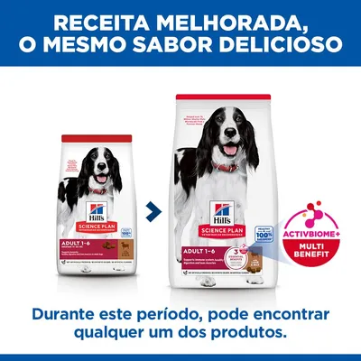 Hill's Science Plan Adult 1-6 Medium com cordeiro e arroz