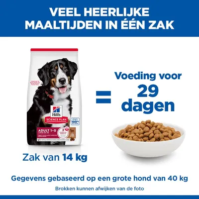 Hill's Science Plan Adult 1-5 Large Breed met Lam & Rijst Hondenvoer