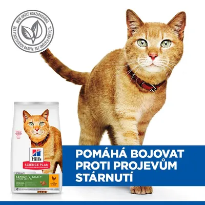Hill's Science Plan Senior Vitality Mature Adult 7+ kuracie s ryžou