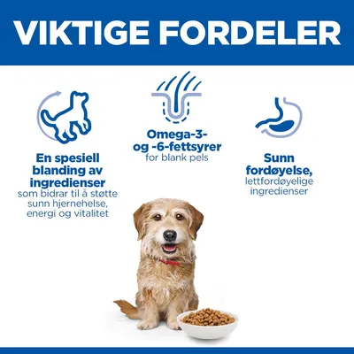 Hill's Science Plan Mature Adult Senior Vitality 7+ Small & Mini med kylling