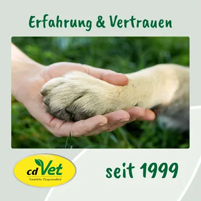 cdVet Natürliche Tiergesundheit. Erfahrung & Vertrauen seit 1999.
