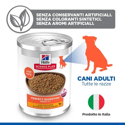 Hill's Science Plan Adult Perfect Digestion con Pollo umido cane