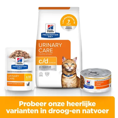 Hill´s Prescription Diet c/d Urinary Multicare Kattenvoer met Kip