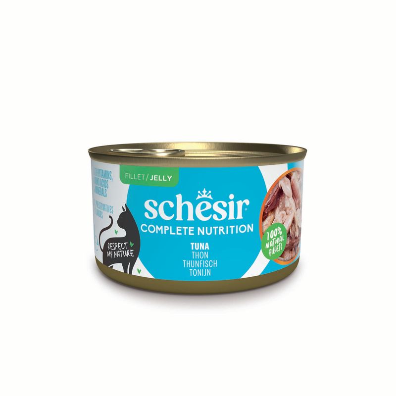Schesir Complete Nutrition филе в желе, 6 x 85 г в банках