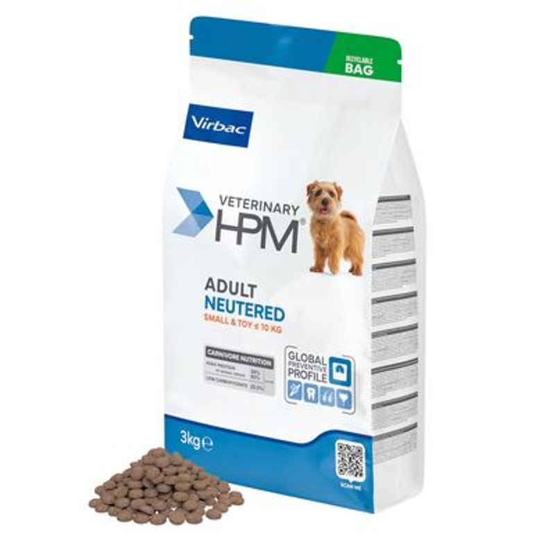 Virbac Veterinary HPM Dog Adult Neutered Small & Toy
