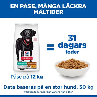 Hill's Science Plan Perfect Weight & Active Mobility Adult 1+ Large Chicken