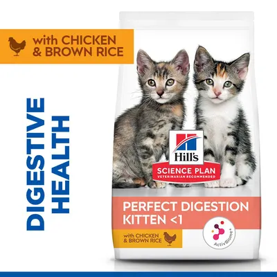Hill's Science Plan Perfect Digestion Kitten <1 Chicken & Brown Rice