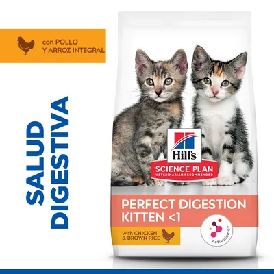 Hill's Science Plan Perfect Digestion Kitten <1 pollo y arroz integral