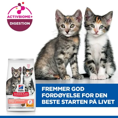 Hill's Science Plan Perfect Digestion Kitten <1 kylling & brun ris